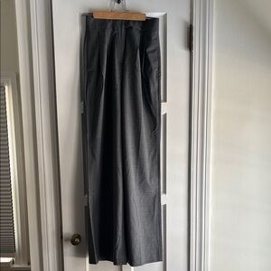 J. Crew Wide-Leg, High-Waisted, Lightweight Wool Dress Pants